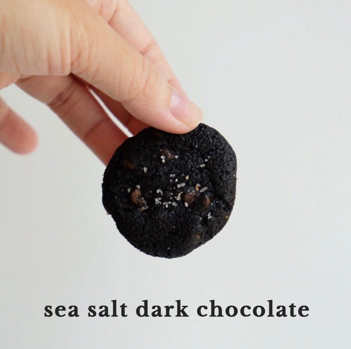 Bakes | Sea Salt Dark Chocolate Cookies