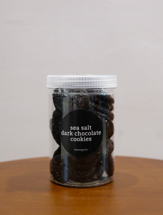 Bakes | Sea Salt Dark Chocolate Cookies